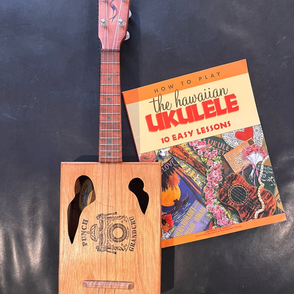 Cigar Box Ukulele and Instruction Book